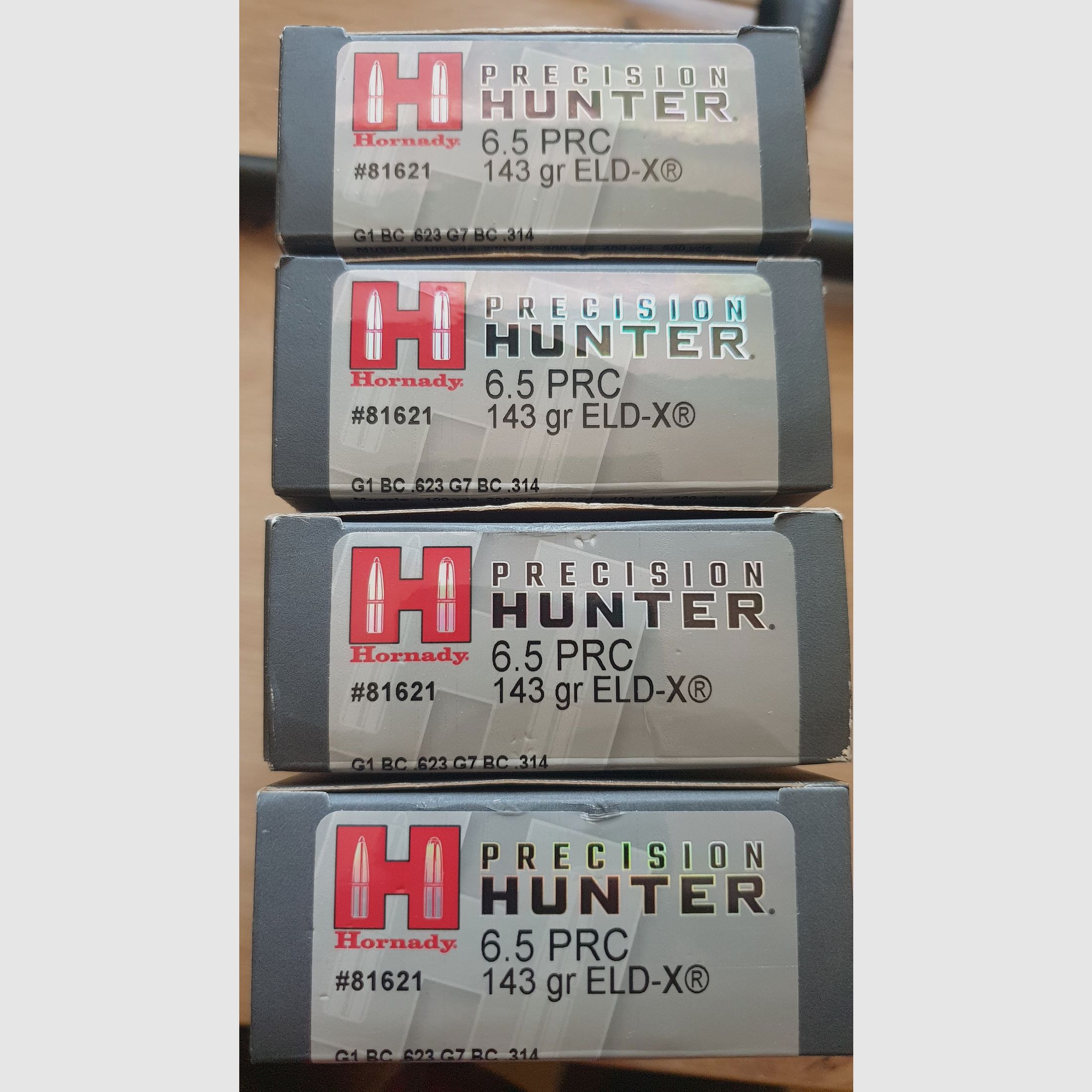 Hornady ELD-X 6,5 PRC 143gr. 9,3g 65 cartouches