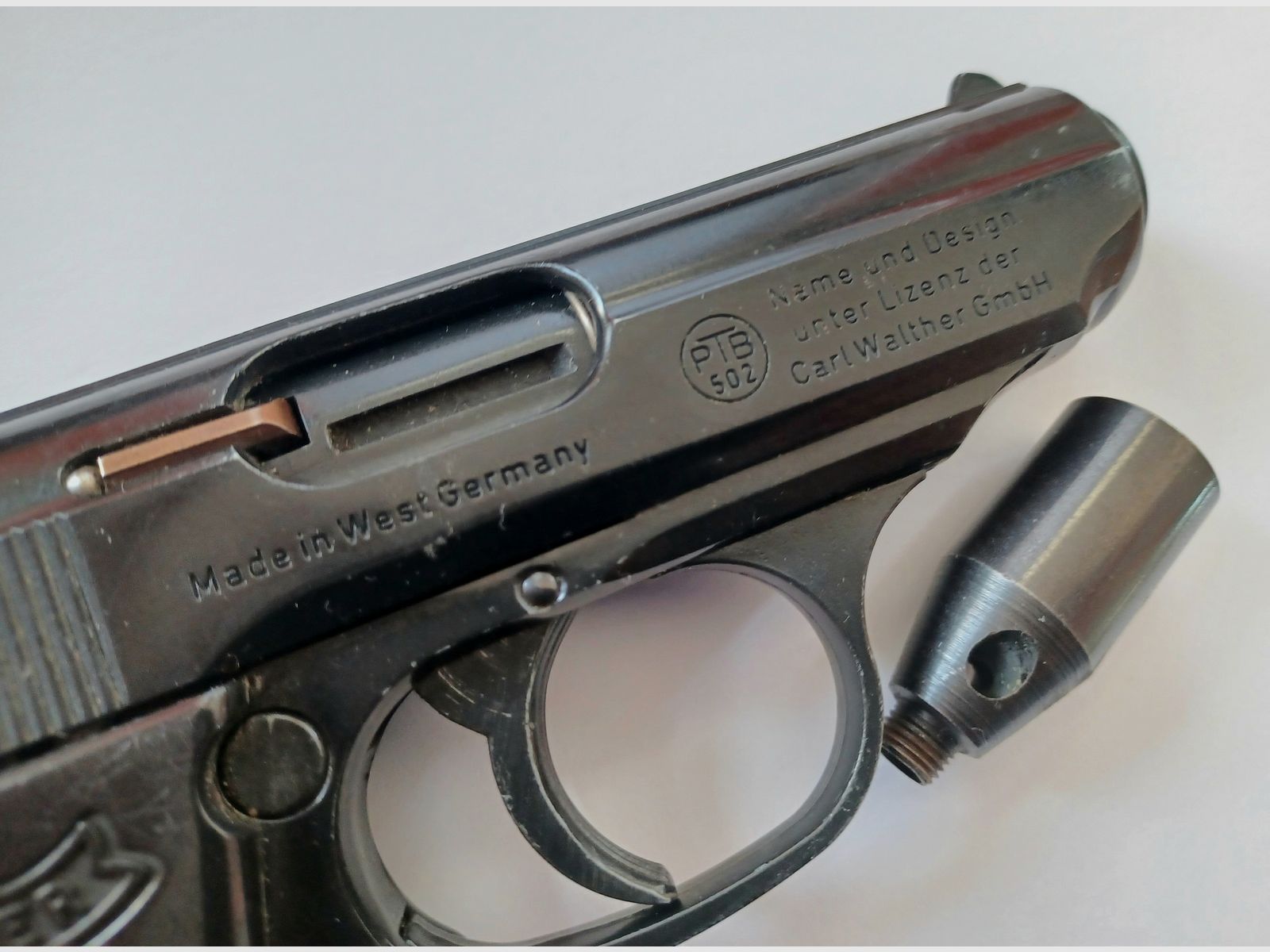Walther PPK cal. 8mm blank - DEFECTIVE -