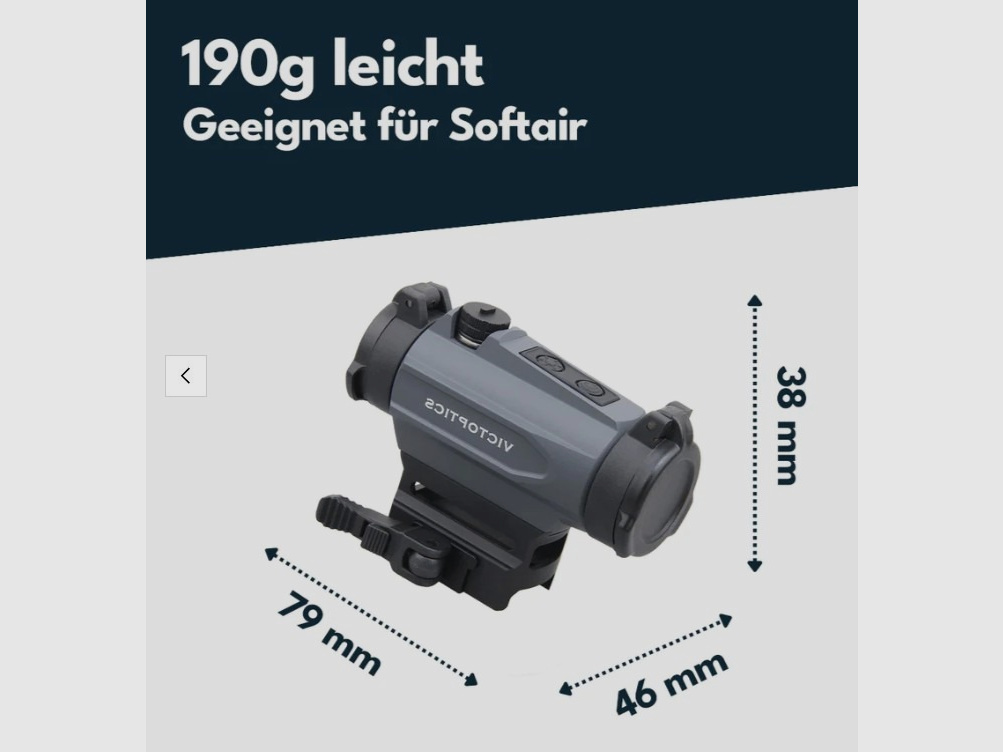 Victoptics RDSL27 SRD 1x20 GRA - Leuchtpunktvisier