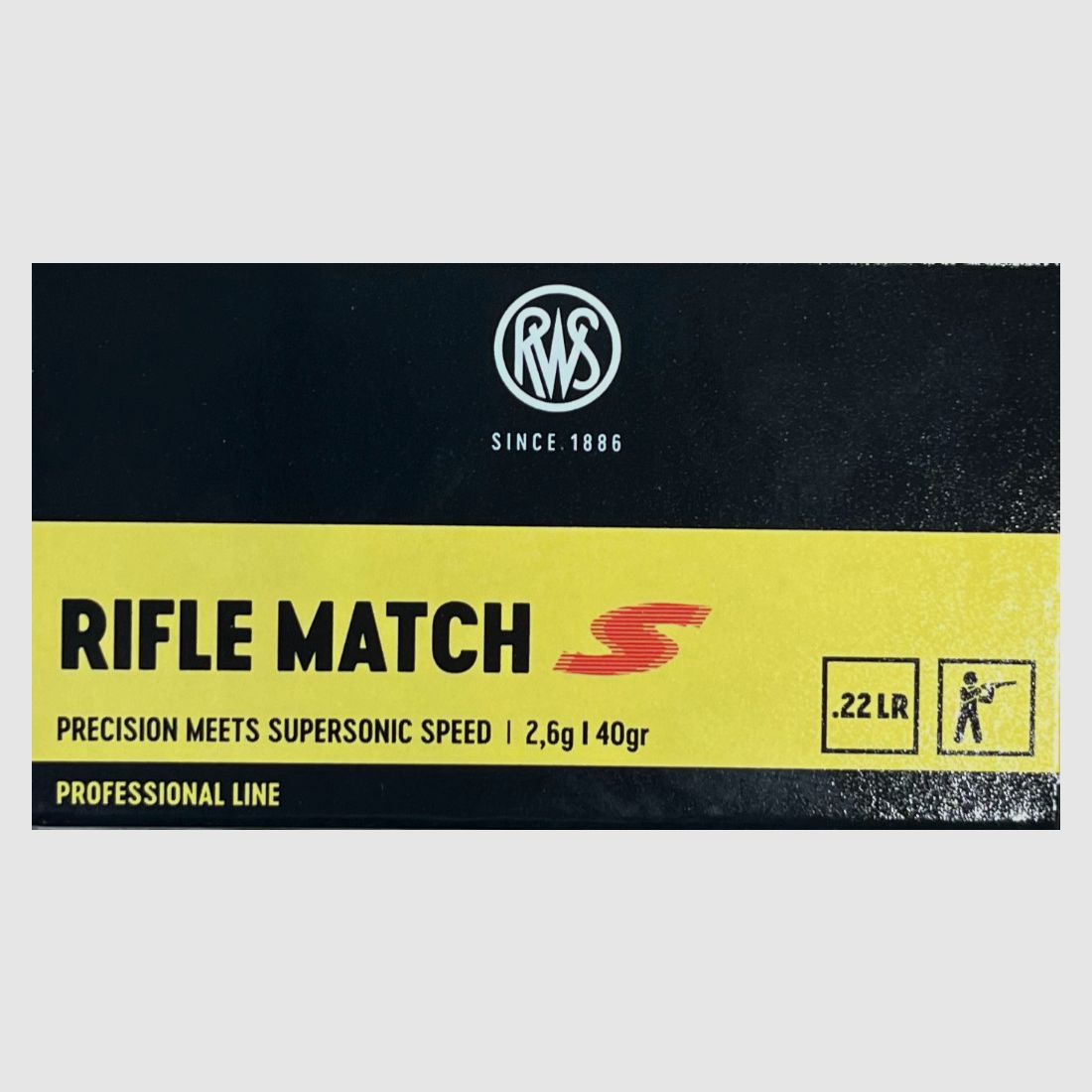 RWS .22lr Rifle Match S 40grs - 5000 Schus