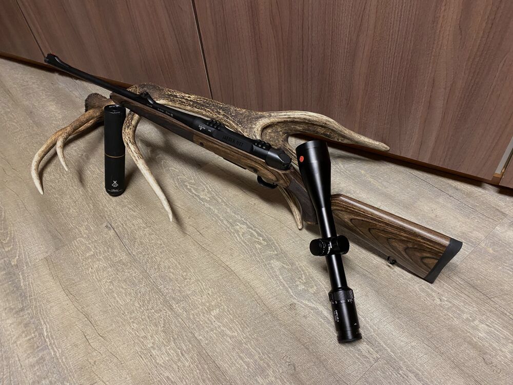 Haenel Jaeger NXT, mit Leica Amplus 6 2,5-15x56 i