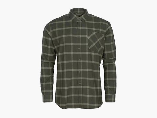 Pinewood Pinewood Flannelhemd Värnamo dunkelgrün grün