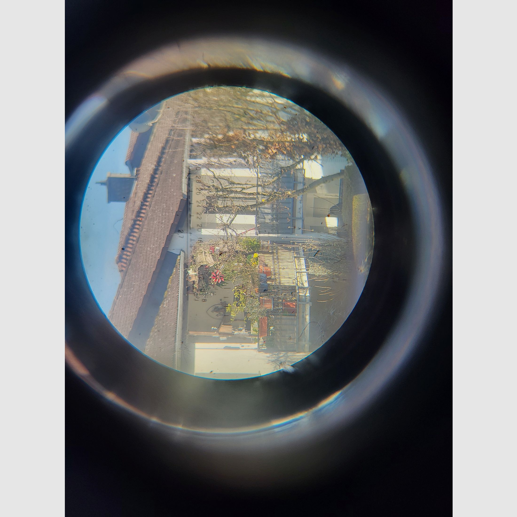 2 WK - WW 2 - Flak telescope - double telescope - binoculars - Patent Carl Zeiss - 1940s