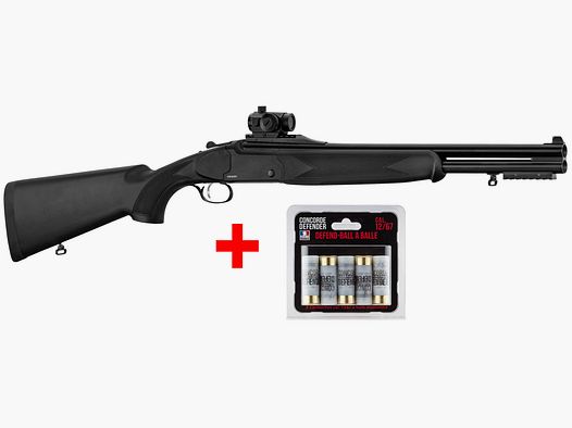 Tactical Pack Shotgun Slug COUNTRY ST TACTICAL Cal. 12/76 Red Dot and Cartridge