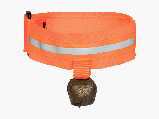 thuis waarschuwing halsband met klittenband en bel |