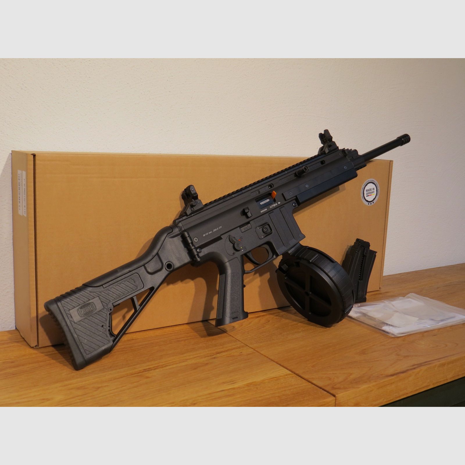 MAUSER M15 Sport - carabina semiautomatica - .22lr HV - Nero - incluso 110 colpi tamburo magazine