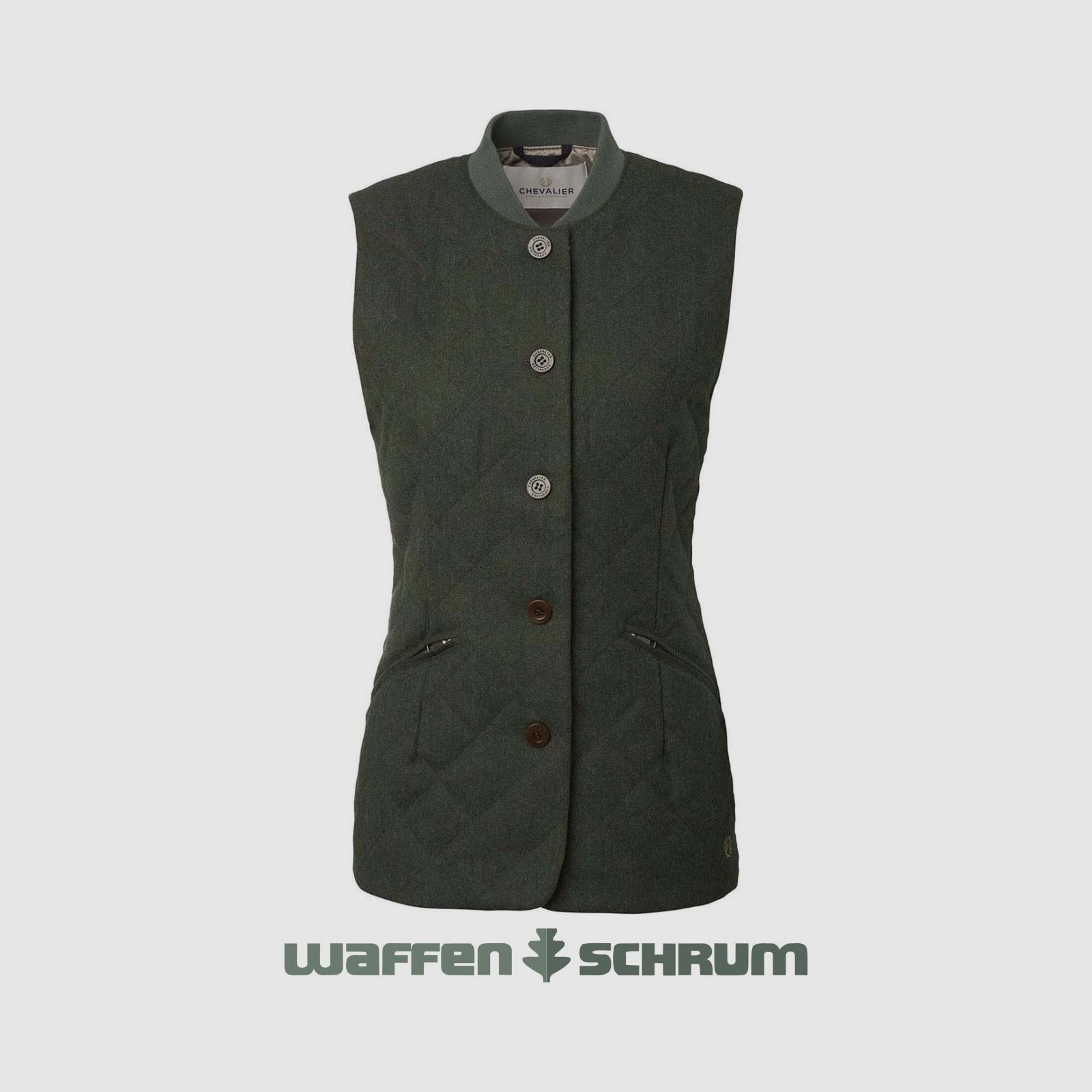 Chevalier Weste Tweed Allington Dark Green