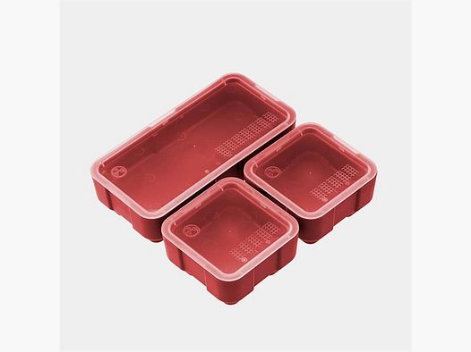 MAGPUL DAKA BINS 3-PACK - JEDEN 2X4 I DWA 2X2 CZERWONE