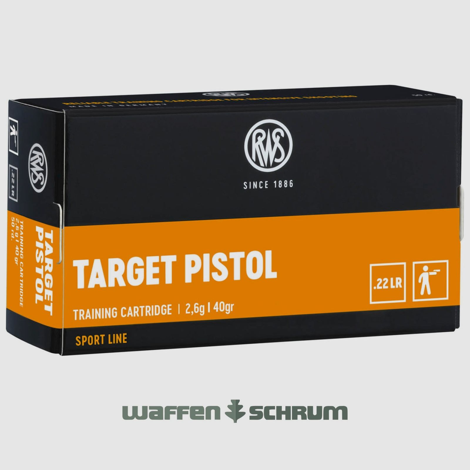 RWS Target Pistol 2,6g - 40gr .22lr