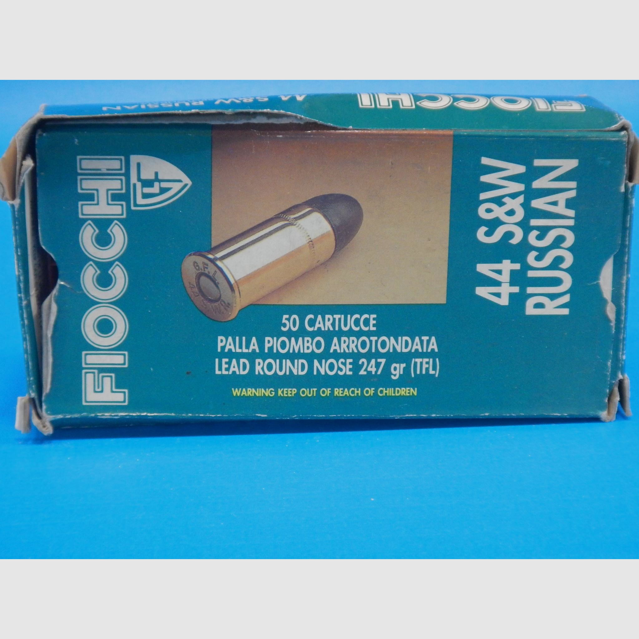 MUNITION FIOCCHI CAL. 44S&W RUSSIAN