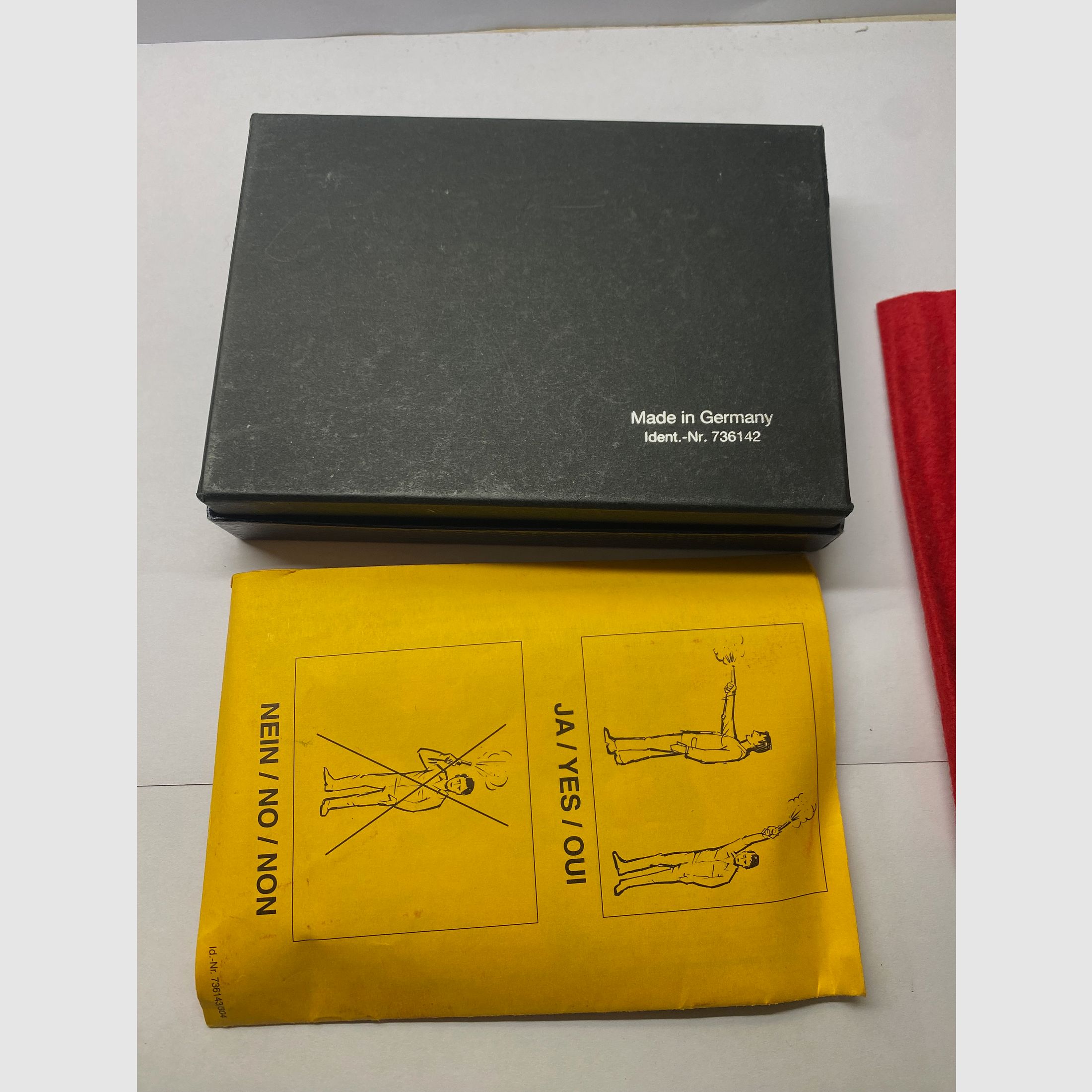 Rhöm RG 70 blank firing gun original packaging instructions