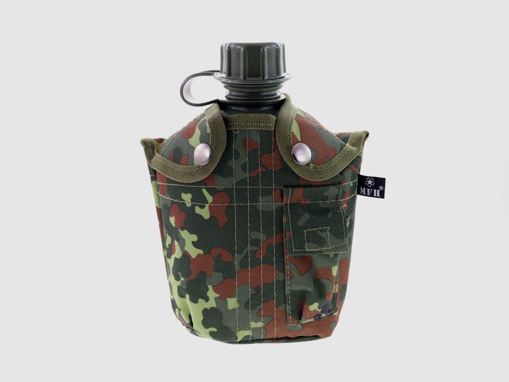 Gourde avec housse MFH BW Camo 1000 ml