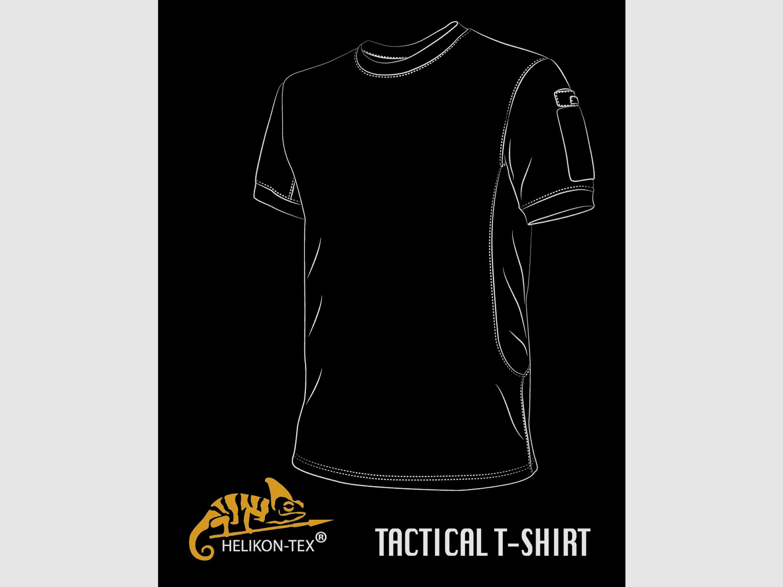 HELIKON TEX TACTICAL T-SHIRT TOPCOOL SHADOW GREY