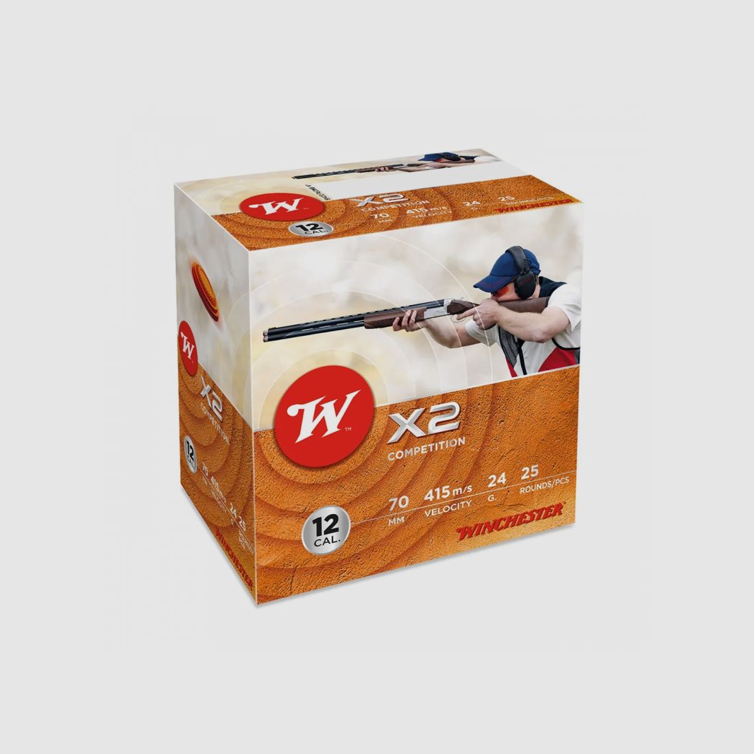 WINCHESTER 12/70 24G 2,5 MM X2 BLEI P7 25 STK, Bild 1 von 3