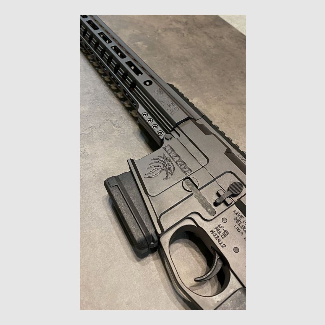 LFA LF556 Rifle semiautomático Battle Rifle Black/FDE/Bronze (.223Rem/5,56Nato), imagen 4 de 4