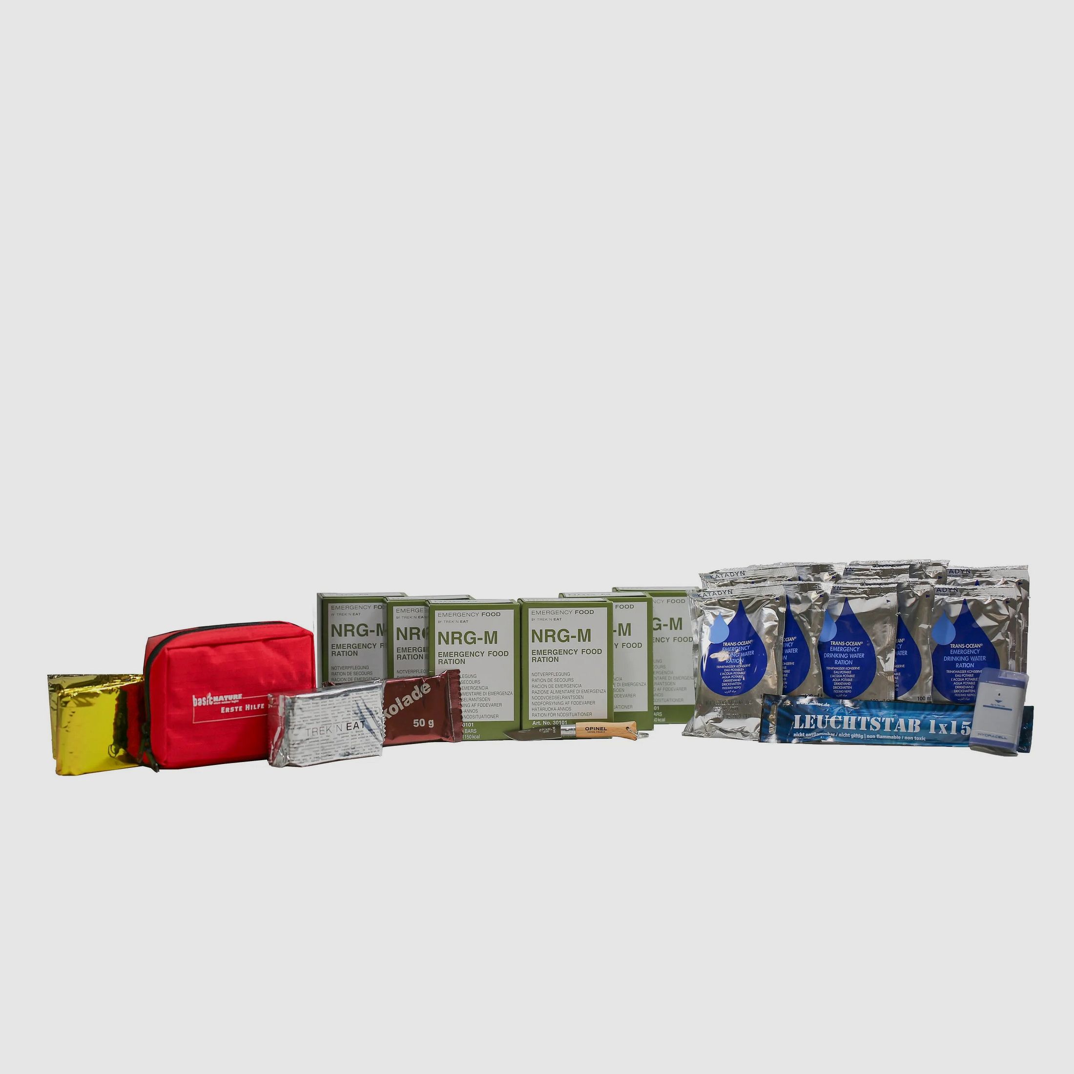 Inhalt Fluchtrucksack Small - 3 Tage