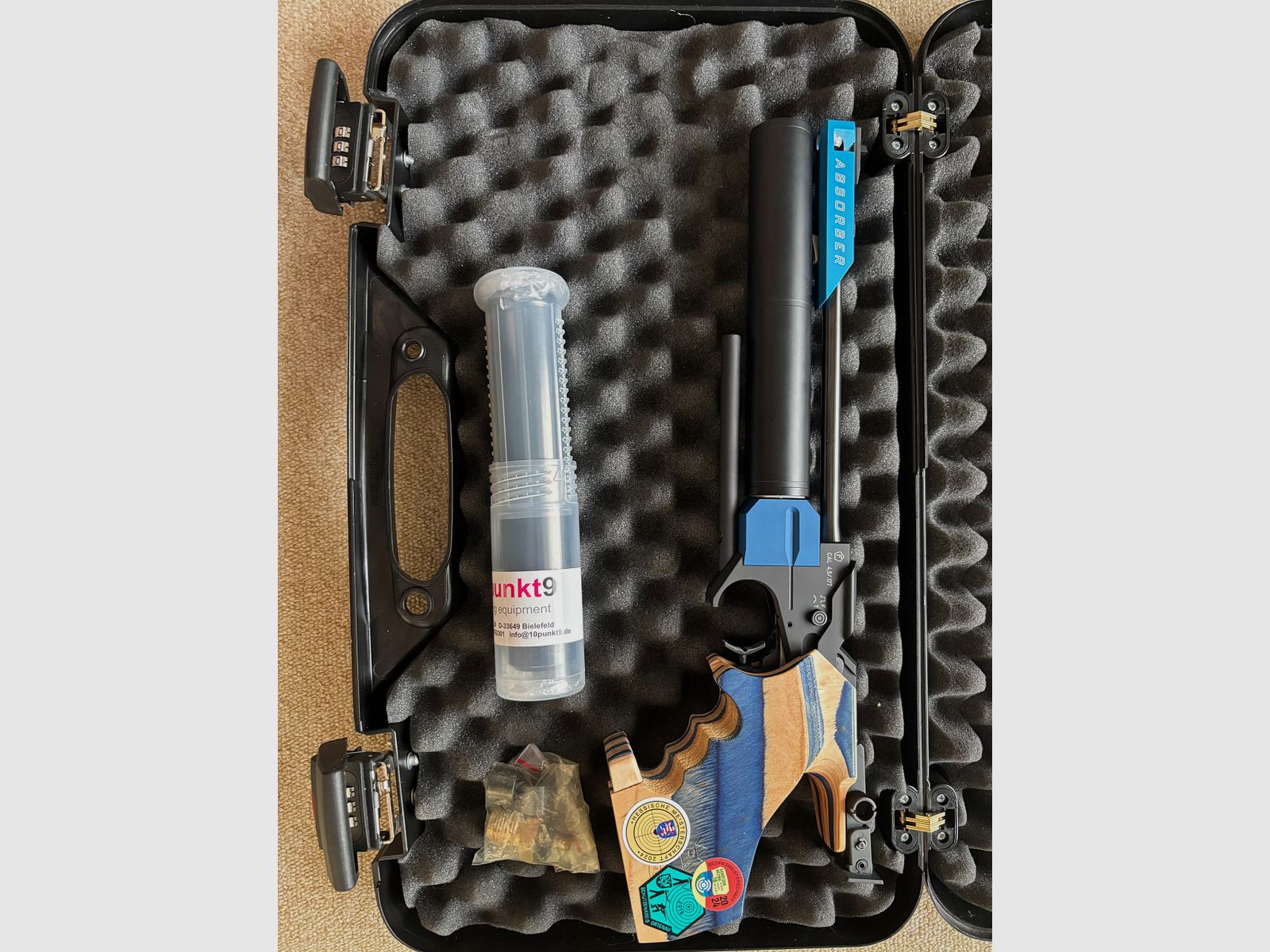 Walther LP 300 Luftpistole (Luft entweicht am Druckminderer)