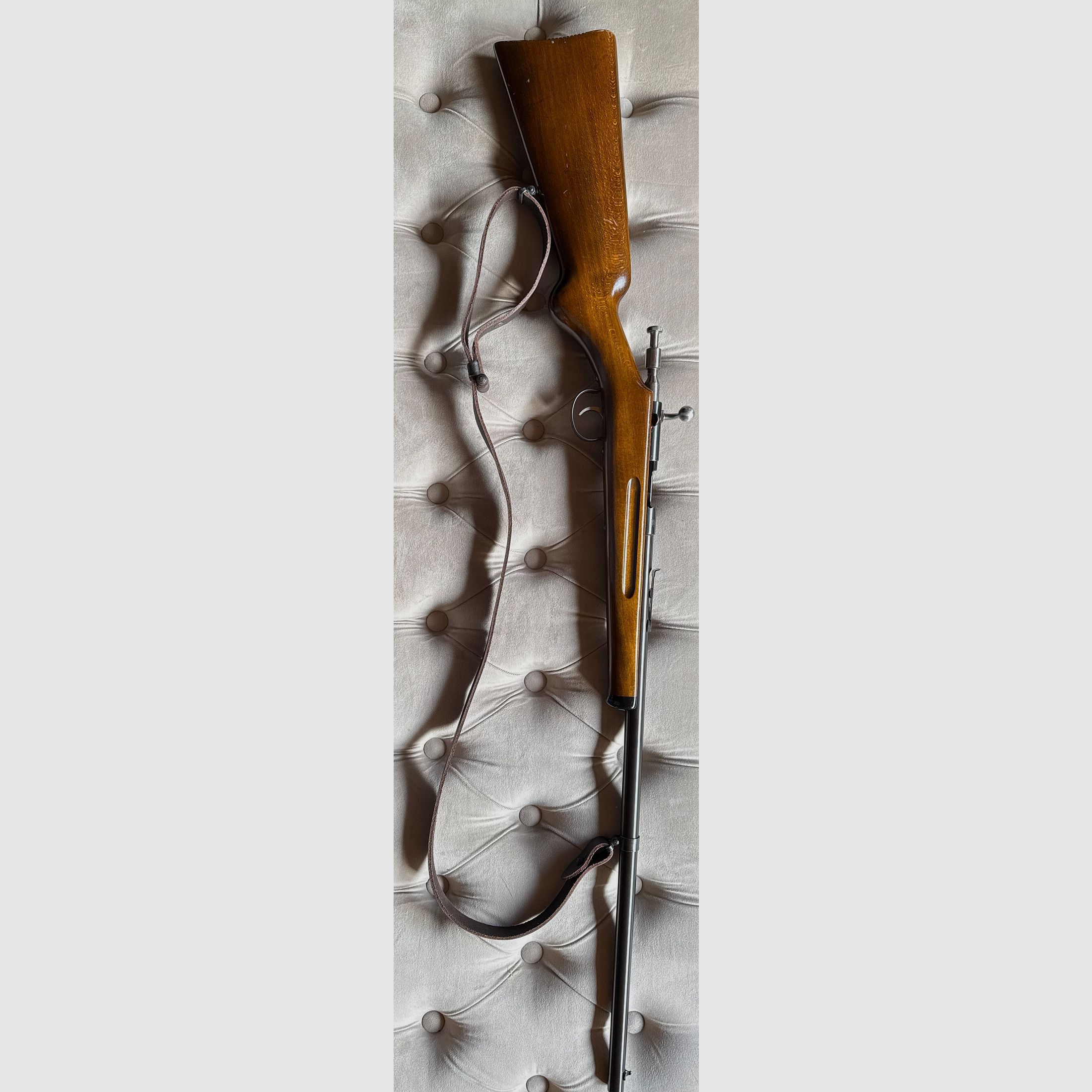 J.G. Anschütz Waffenfabrik GmbH Ulm/D. Germany 6mm Flobert  Einzellader-Flinte mit Riemen