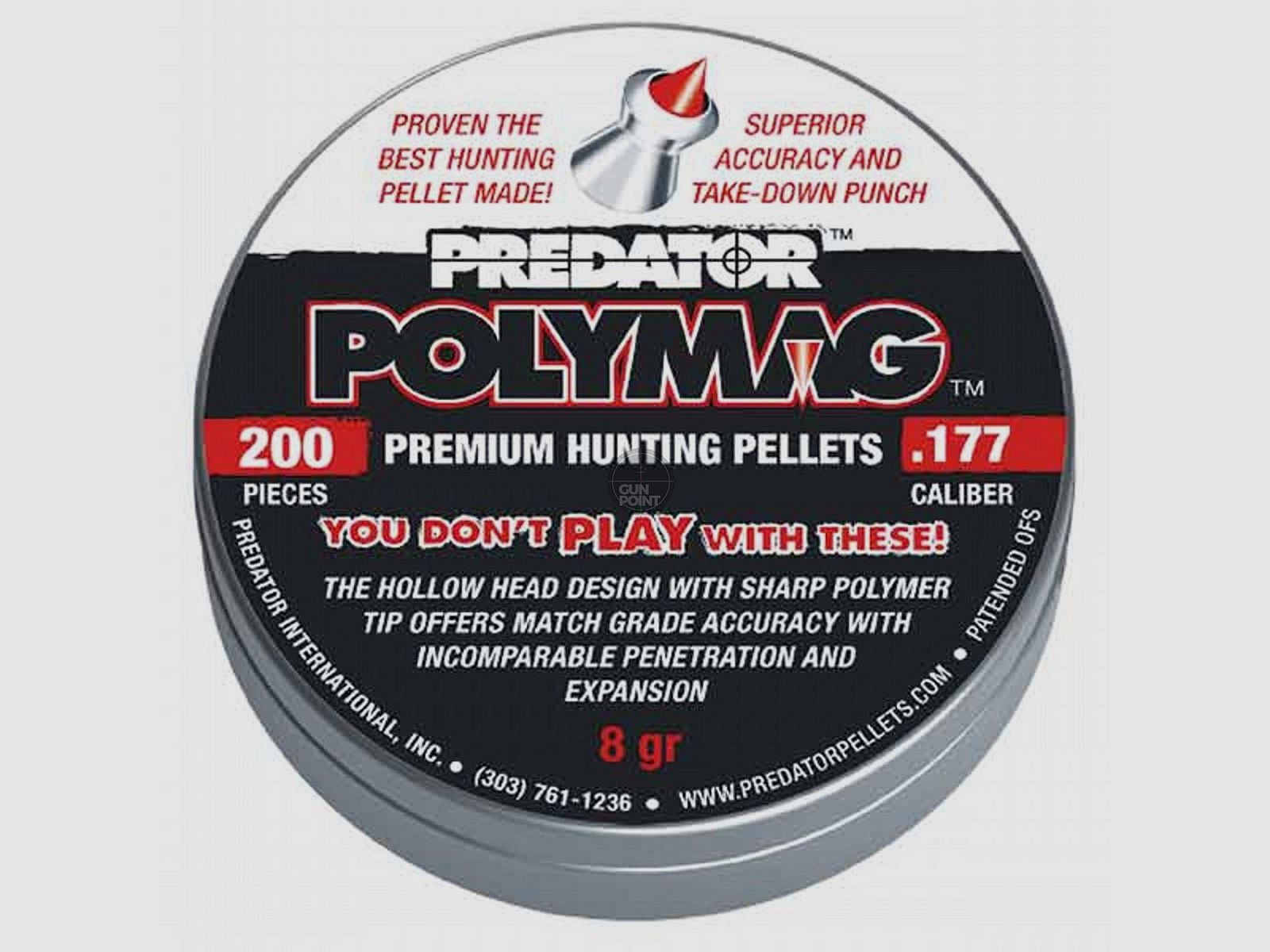 JSB - Predator Polymag - Diabolos - Ka. 4,5 mm, 200 Stck