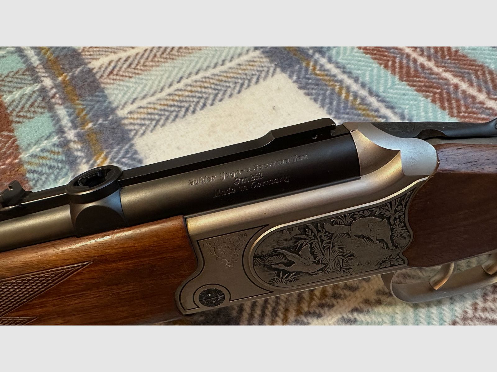 Merkel SLII Simson Bockbüchsflinte thermostabil Handspannung 7x65R 20/76