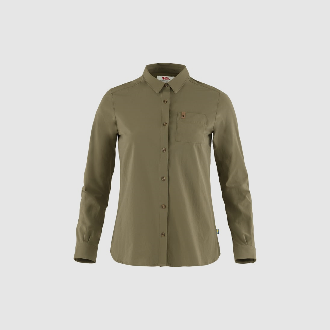 Fjällräven Övik Lite Shirt LS W Green, Bild 1 von 2