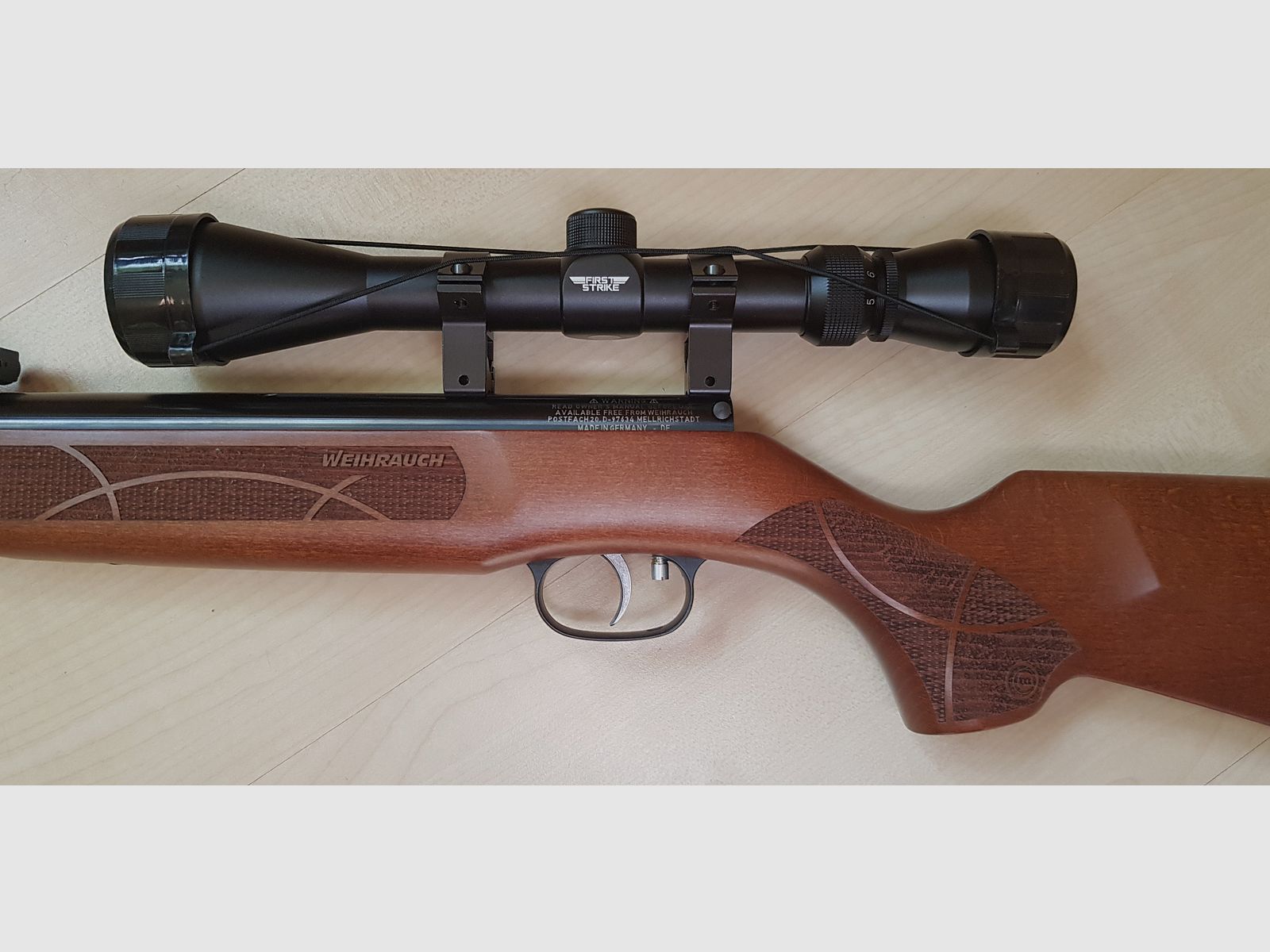 Complete set! Weihrauch HW30 – as good as new – <60 shots – scope 3–9x40 + case + pellets