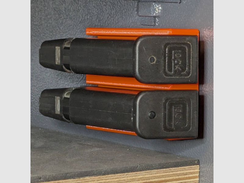 Magnetischer Magazinhalter für 23mm Breite Magazine für Waffenschrank - UltraCompact - Zubehör für den Waffenschrank