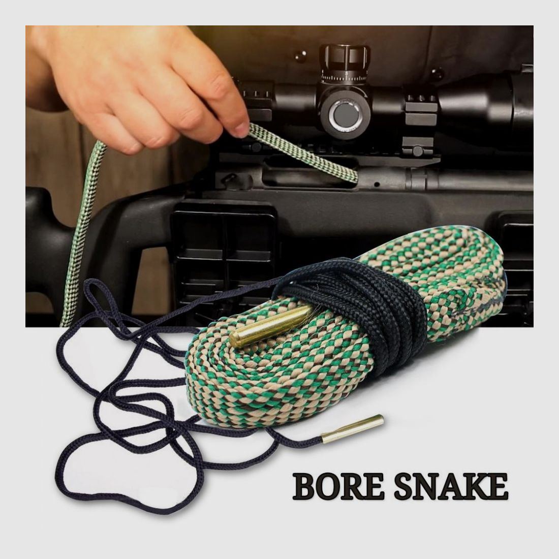 Boresnake Reinigungsleine für Gewehr 264/6.5 mm (.264), 25 Kaliber (.257), Bild 2 von 2