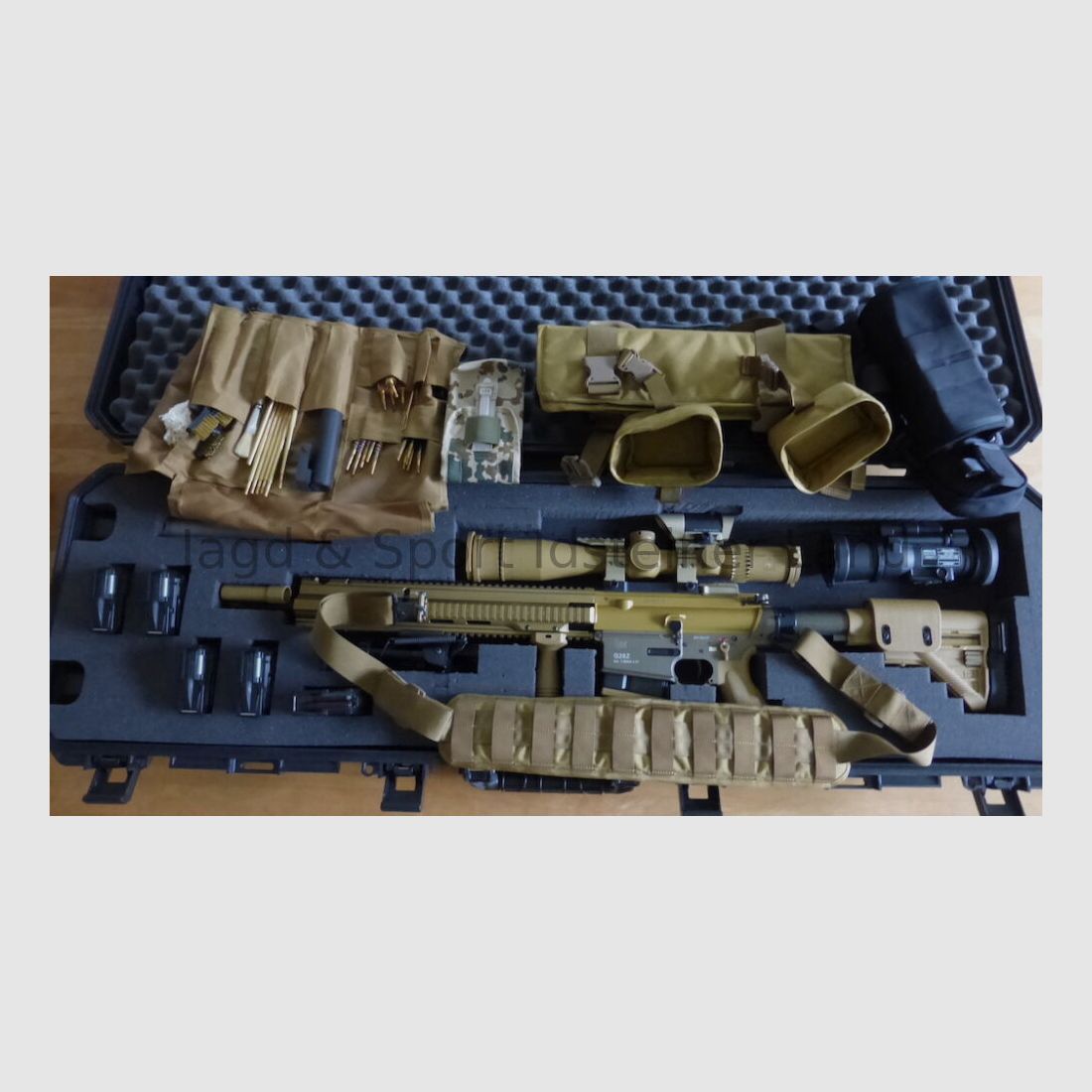 Heckler & Koch G28 Z -pacchetto completo- incluso silenziatore B&T e Hensoldt NSV 600 XR5