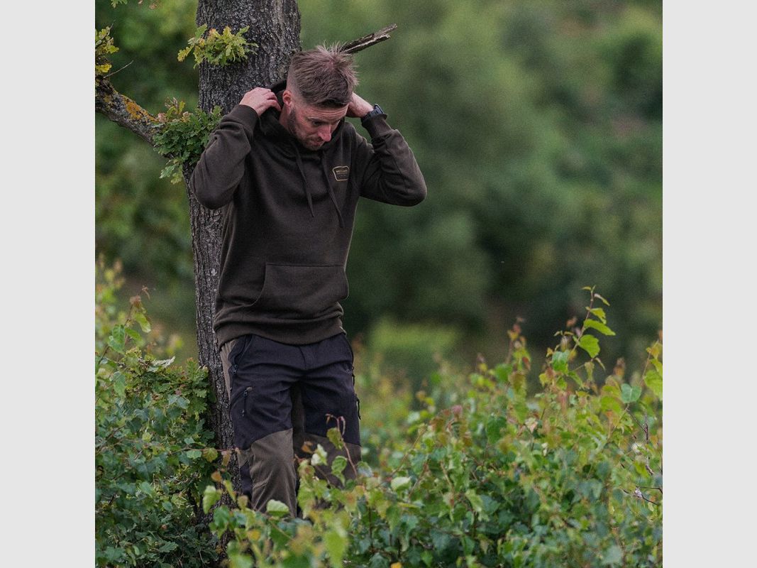 Men’s hunting trousers SEELAND OUTDOOR STRETCH TROUSERS PINE GREEN / METEORITE, image 5 of 5