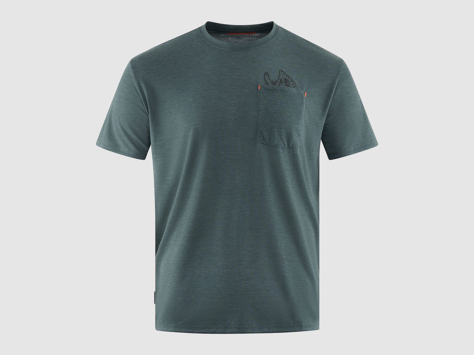 Grundéns Species Pocket Tee Deep Forest Heather Men L