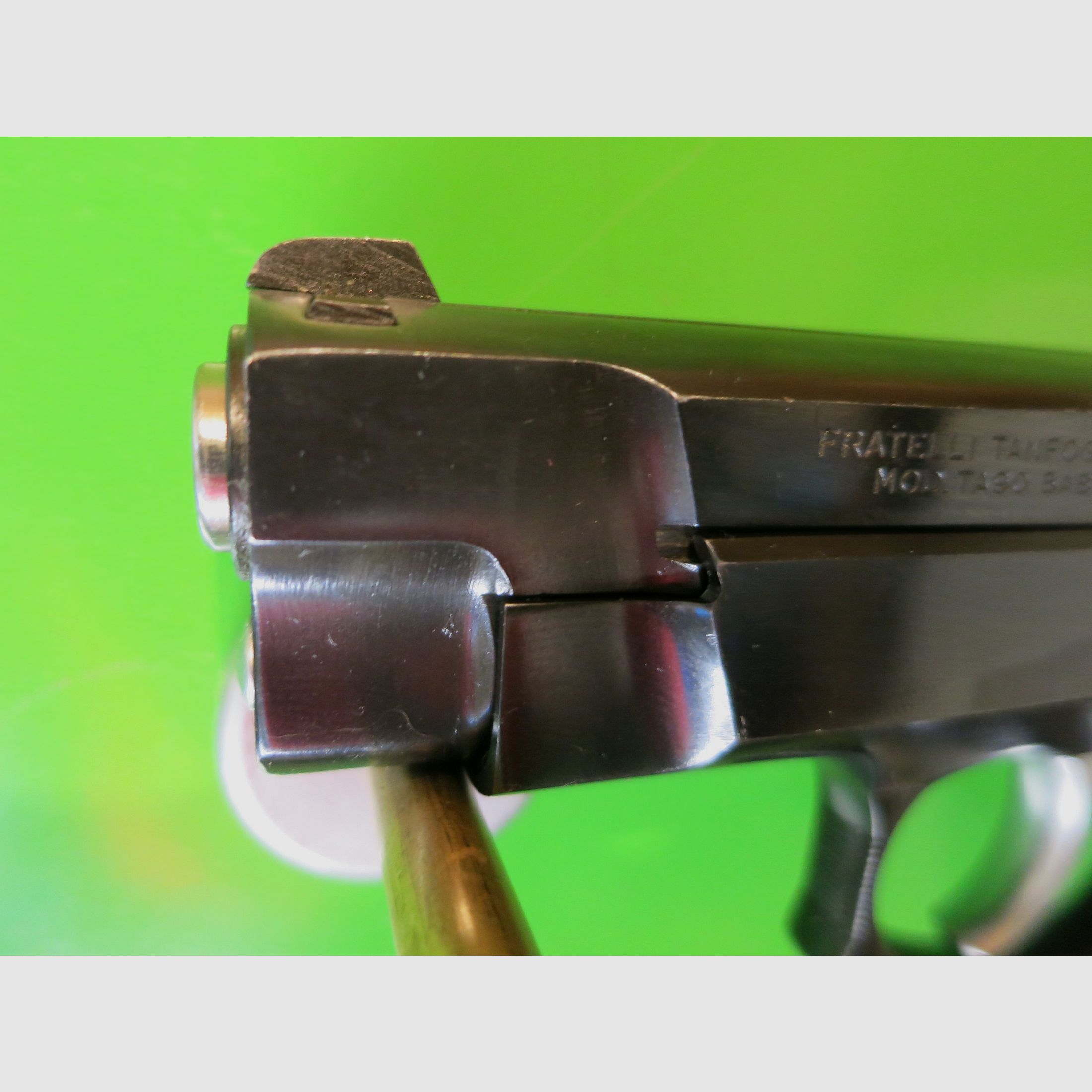 Tanfoglio TA90 Baby, semi-automatic. Self-loading sports pistol, small and handy self-defense classic, caliber 9 × 19 mm, without barrel #30