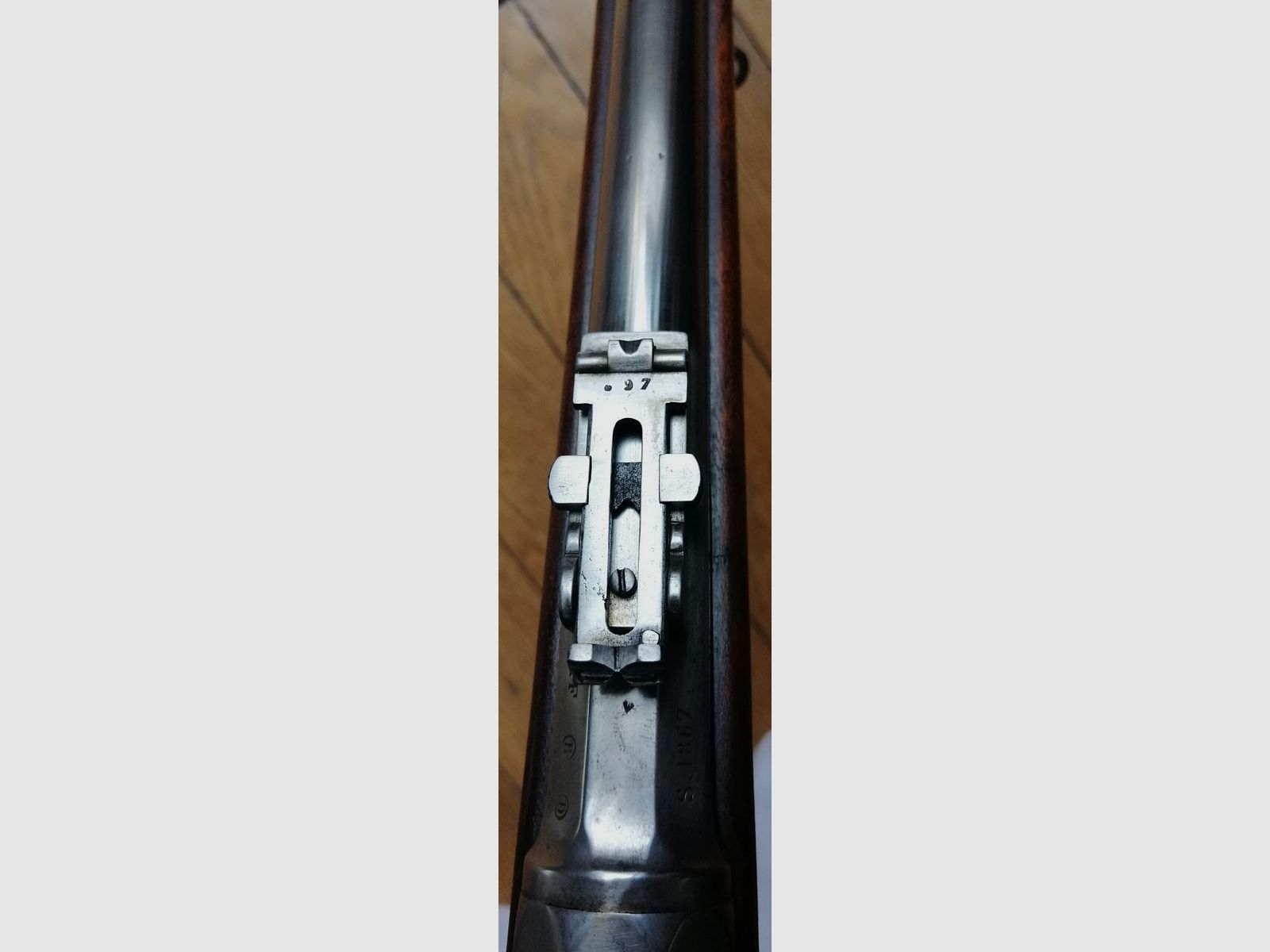 Rare et beau Fusil Chassepot 1866 du 1er Type – monomatricule – 1er Zouave – Excellent état, image 27 sur 41