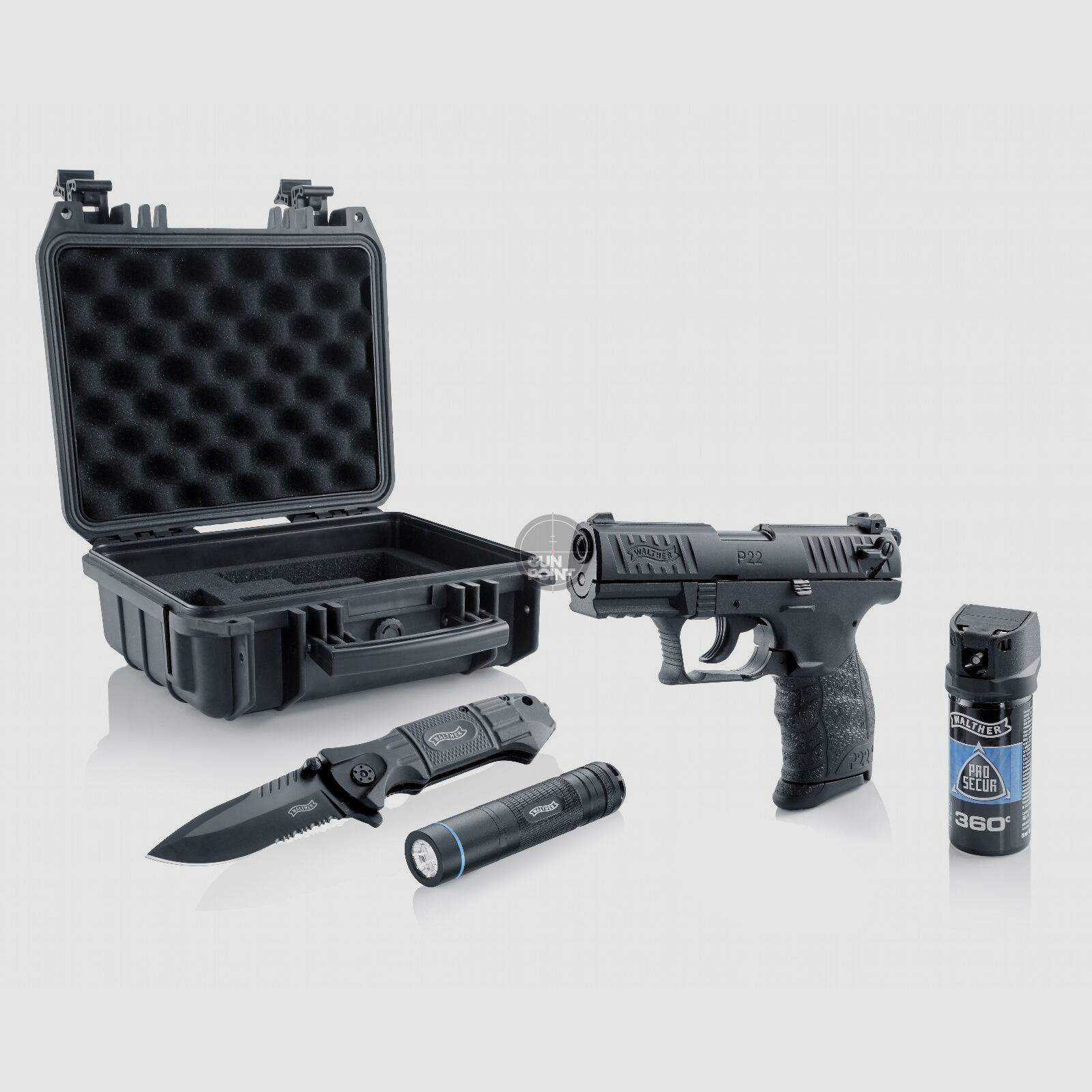 Schreckschuss - Defend Kit - Walther - P22Q - 9 mm P.A.K.