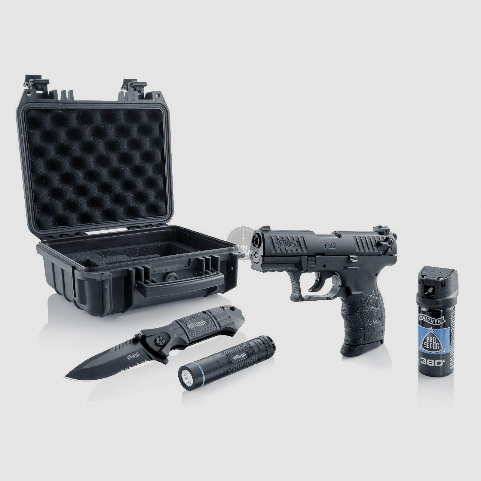 Schreckschuss - Defend Kit - Walther - P22Q - 9 mm P.A.K.