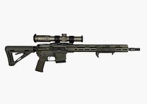 Lux Def Tec L5L OD GREEN Premiumline 16,75" halbautomatische Büchse, 223Rem inkl Magpul Schaft, Magpul Griff, Magpul Hand Stop, Mag Pul Side Grips, Falke 1-8x24SASPro in Sonderfarbe GREIGE/BRONCE, Schmeisser SM30 Mount, Triggertech Zero Creep Abzug und Schmeisser NoRecBremse
