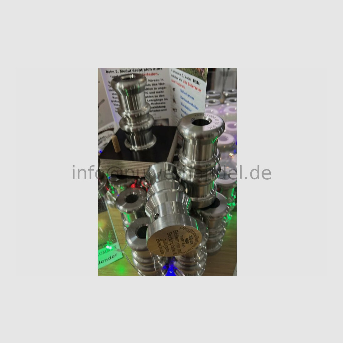 Cannon stand PK nuovo in acciaio inossidabile, di bell'aspetto, molto rumoroso, a partire da € 99.- prodotto in Germania