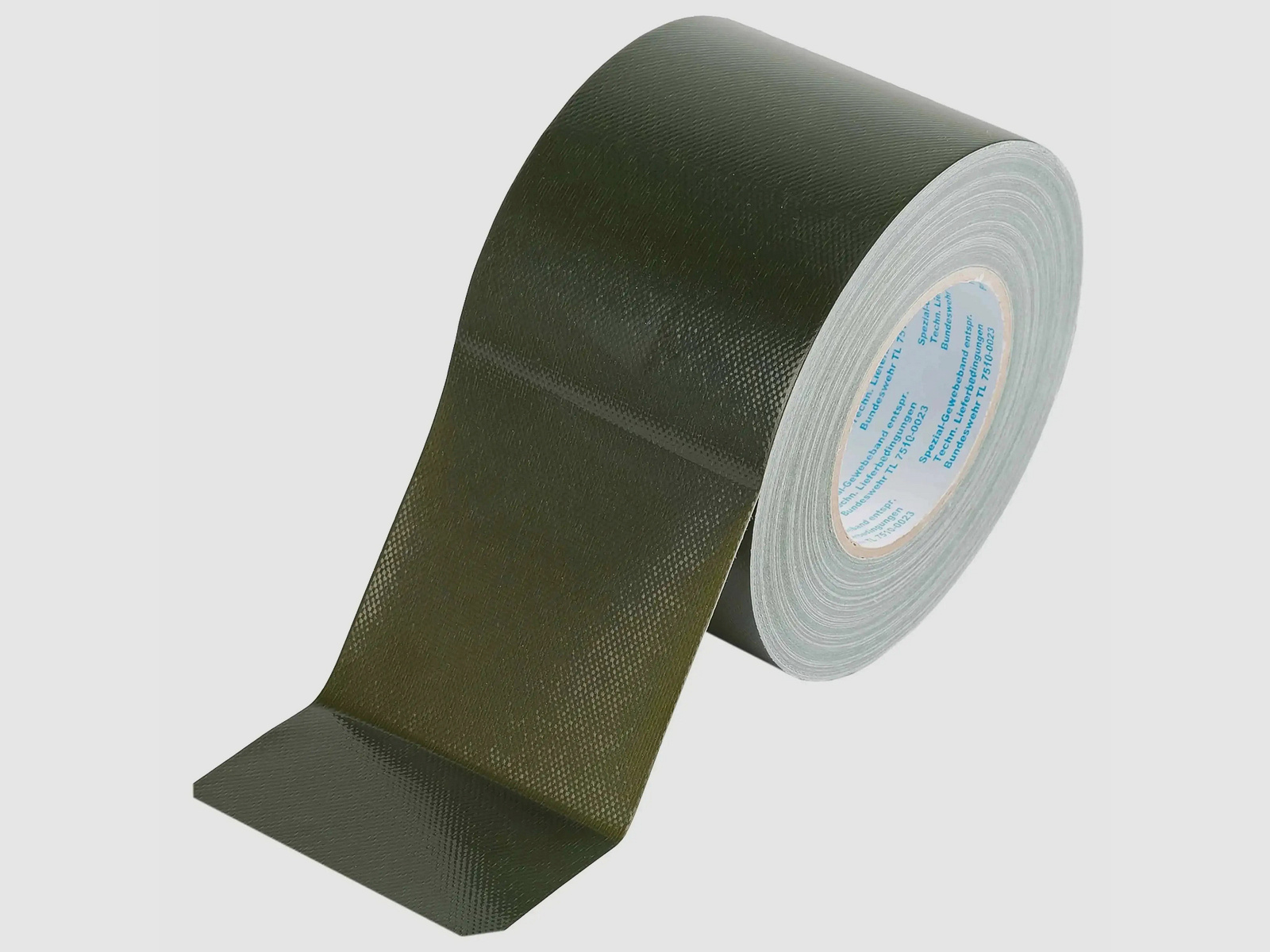 Priotec Bundeswehr Panzerband 100 mm x 50 m según TL - Negro
