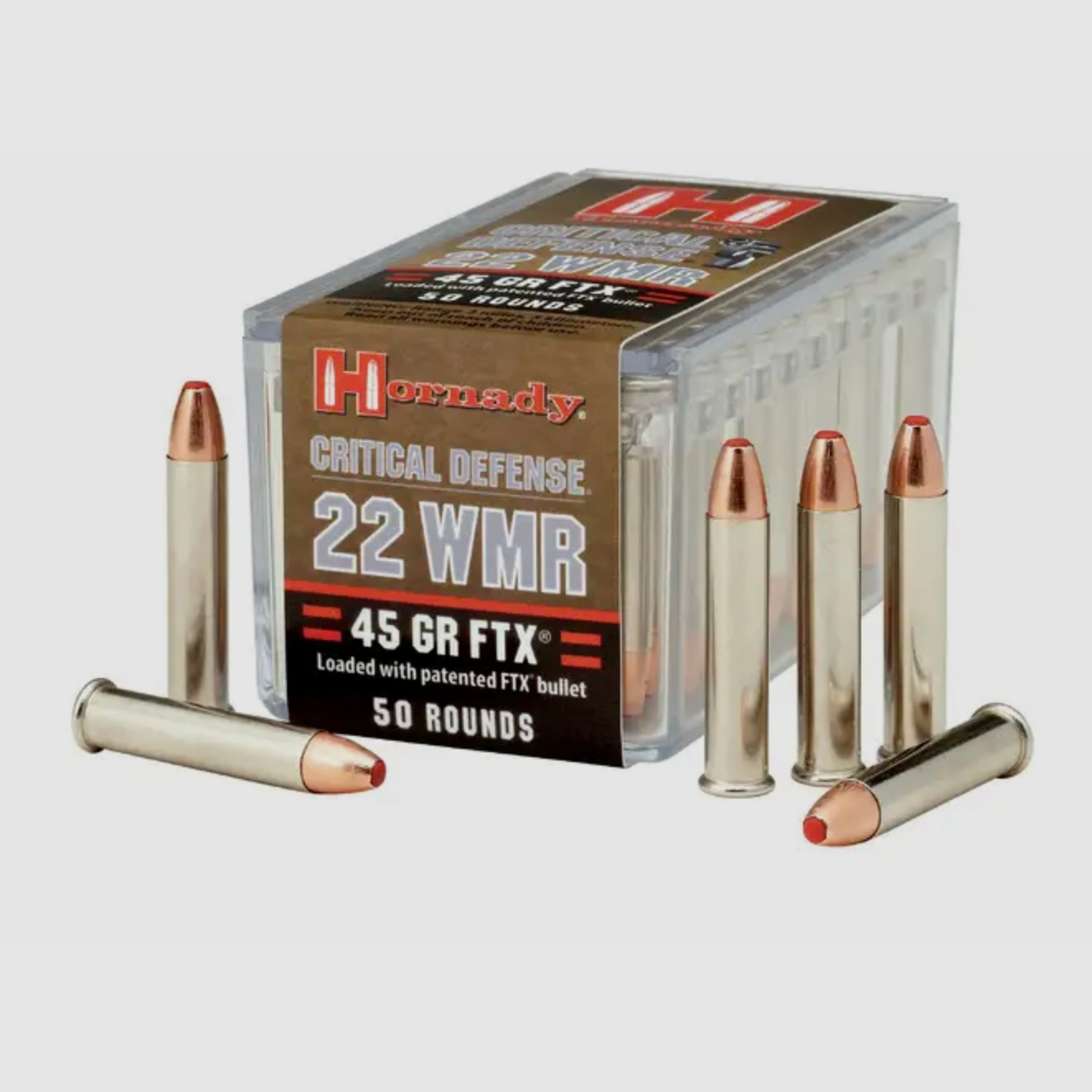Hornady 83200 .22 WMR 45gr FTX Critical Defense