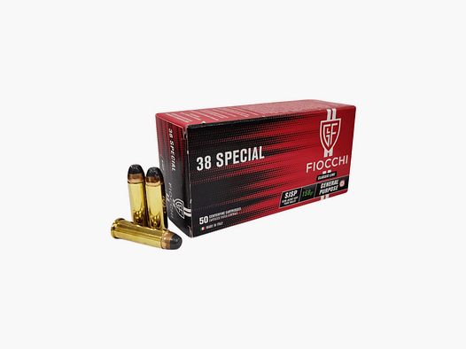 Cartucce Fiocchi cal. 38 Special SJSP 158 gr