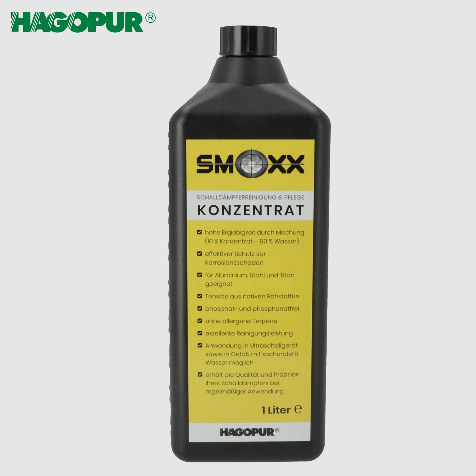 HAGOPUR SMOXX Schalldämpfer Reiniger Konzentrat 1 Liter