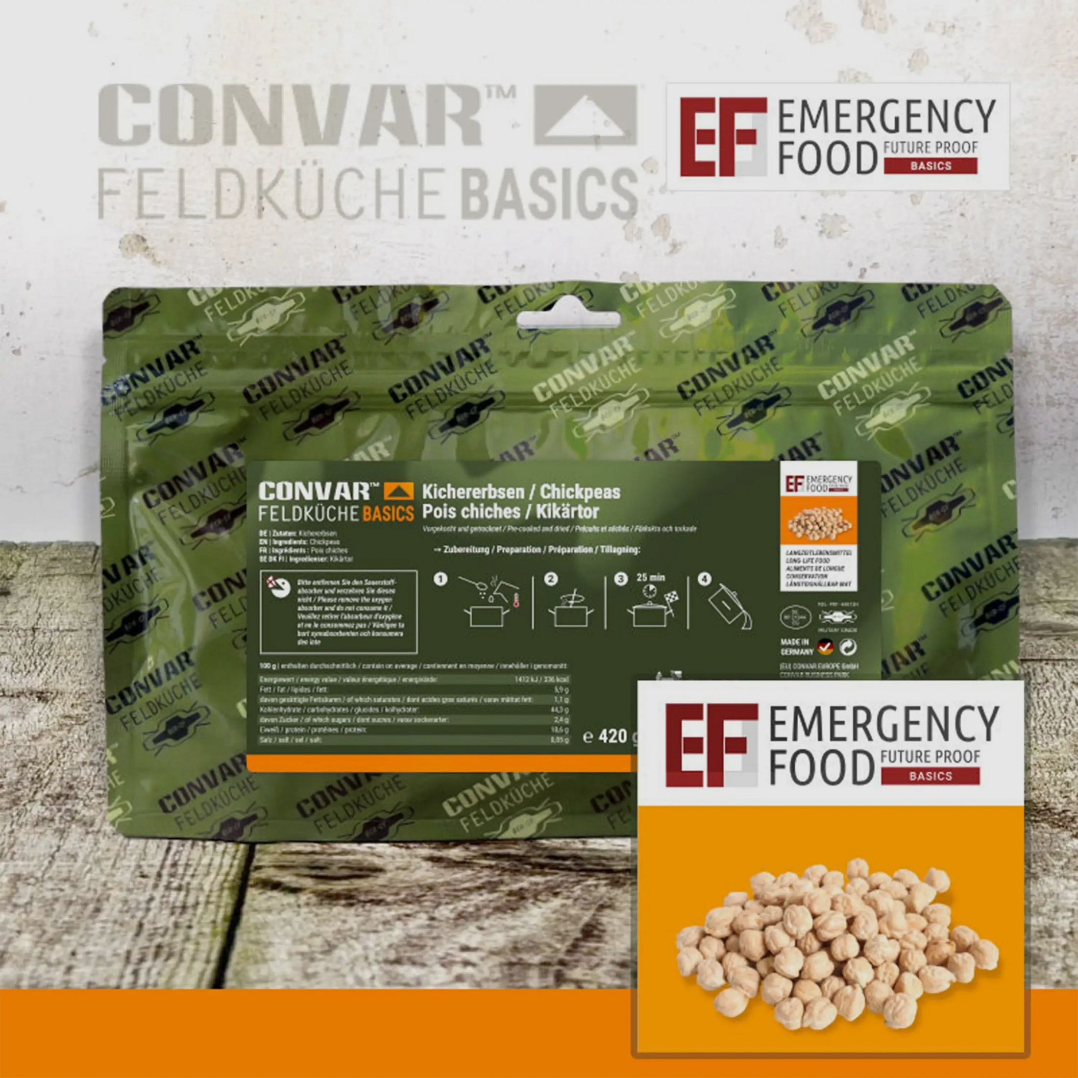 CONVAR Cucina da Campo CONVAR Cucina da Campo Basi Ceci 420 g