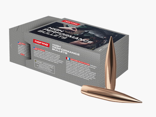 Proiettili NORMA cal.30 (7,62mm) GTX MATCH 168 gr /100