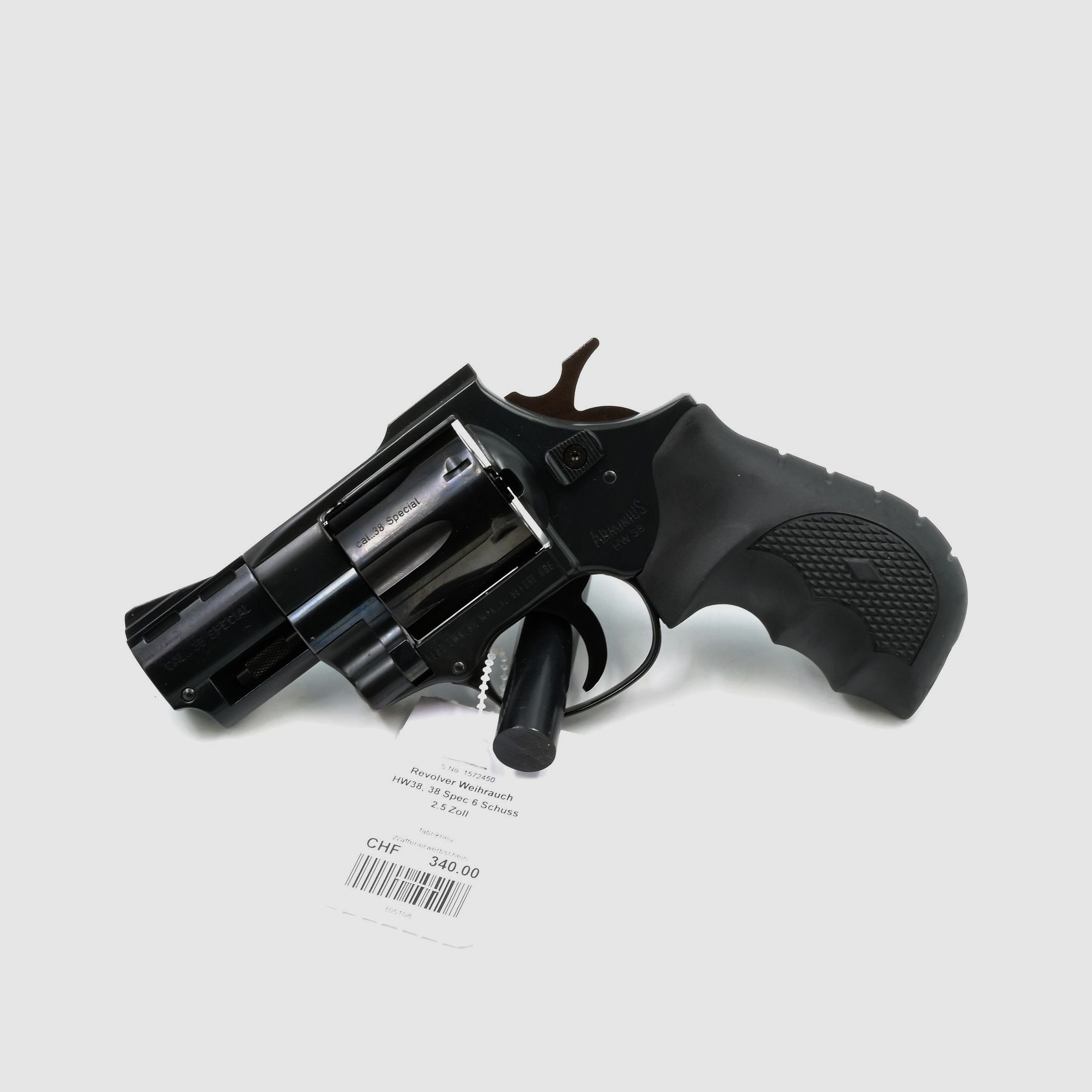 Revolver Weihrauch HW38, .38 Spec., 2.5″ Lauf, Bild 1 von 2