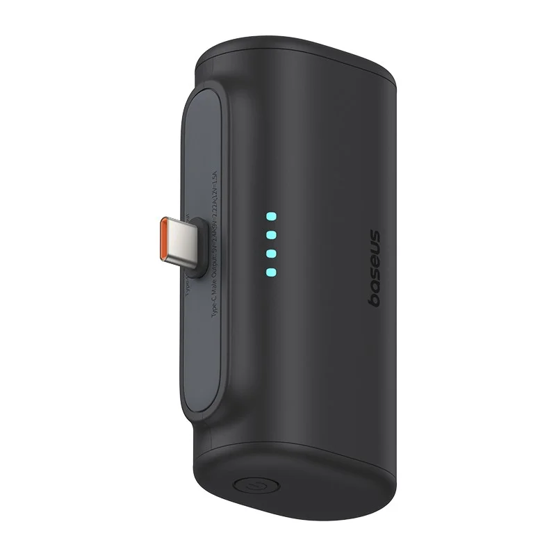 Baseus Compact 5000mAh USB-C power bank (black), image 4 of 18