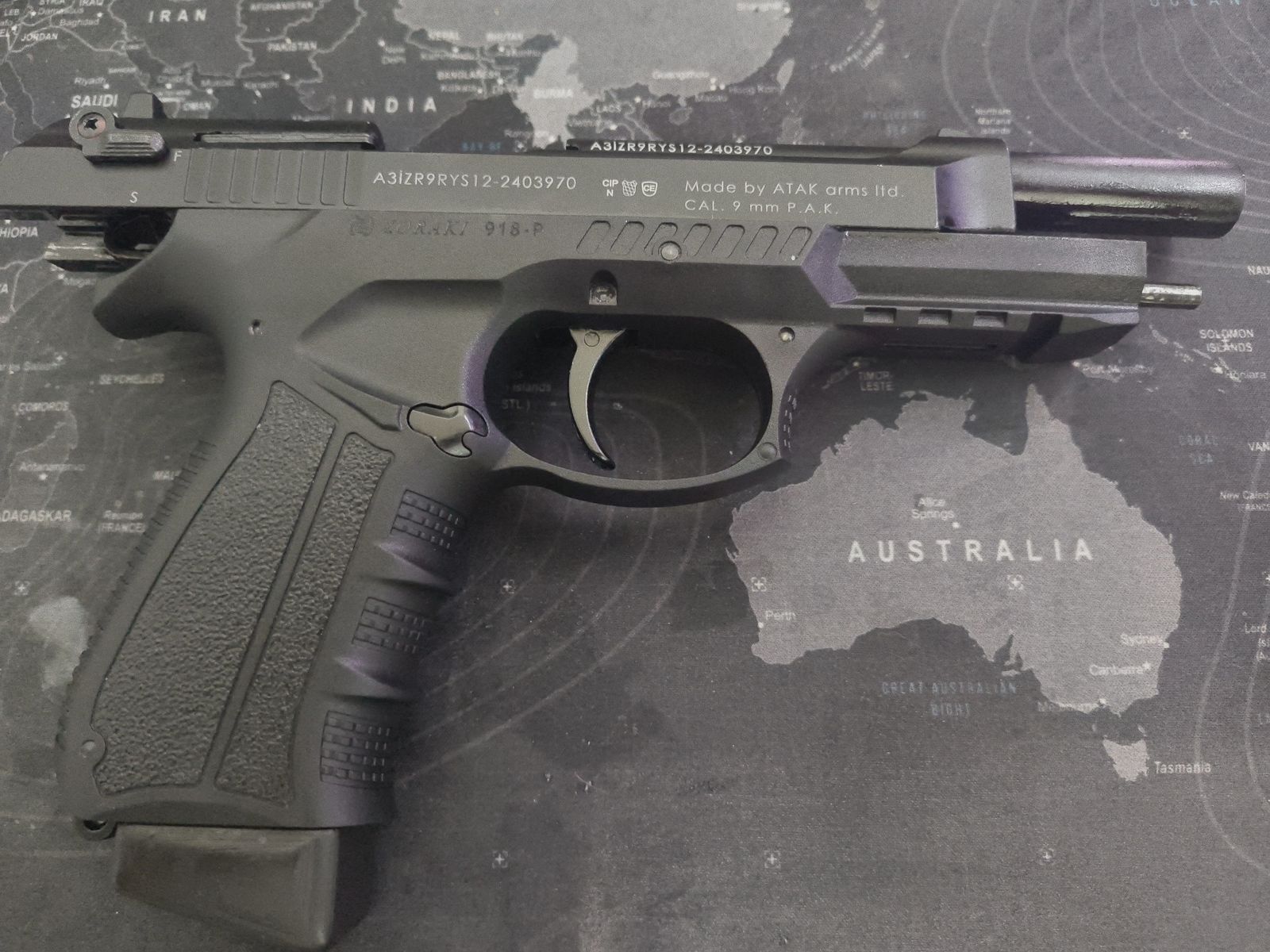 Zoraki 918 blank firing gun