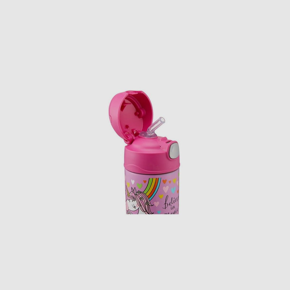THERMOS Kinderthermosflasche mit Strohhalm – Einhorn 355 ml, Bild 2 von 4