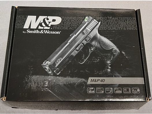 Smith & Wesson M&P 40 Softair 2,0 Joule Co2-Pistole Schwarz Kaliber 6 mm BB (P18)