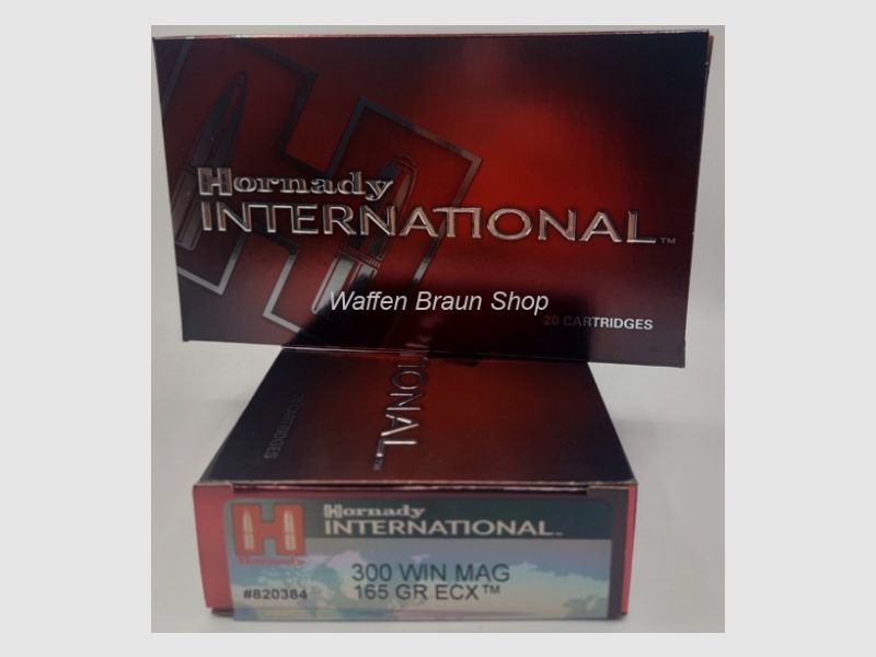 Hornady kal .300 Win Mag ECX 165gr 20 Stück