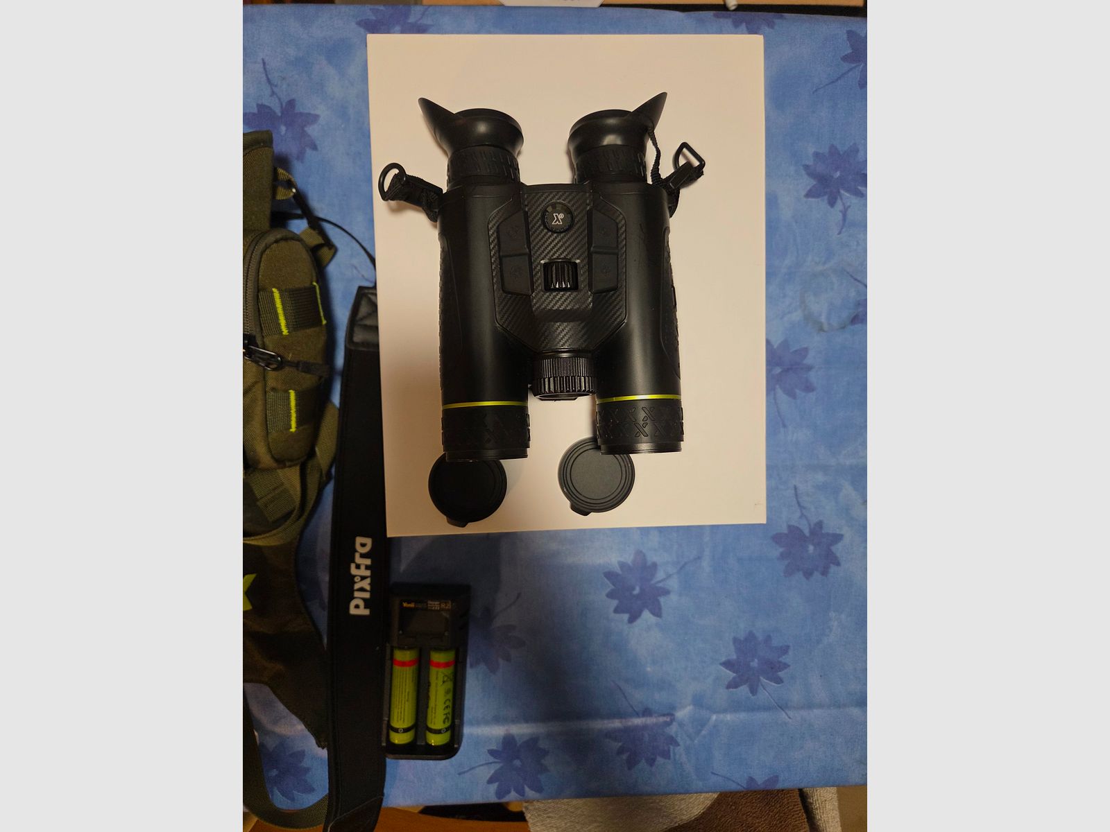 PIXFRA Draco D225-4K Binocolo 4in1 termico, visione notturna, binocolo, LRF sensore 256×192, NETD 18mK